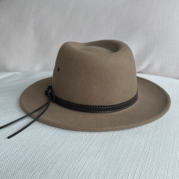 Pendleton Men's Getaway Wool Hat Khaki Brown Size M Fedora Outdoor Classic - Picture 4 of 9